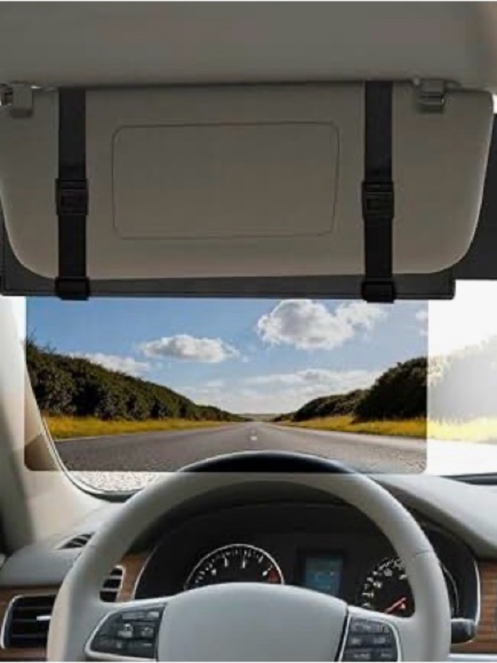Veharvim Sun Visor Extender for Car (Polarized, UV400, PC Lens